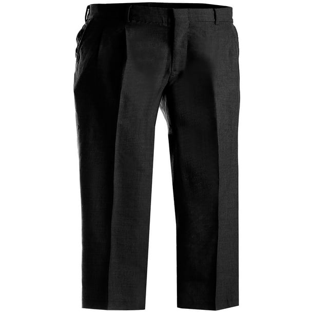 BLACK 54 Edwards Garments Mens Lightweight Wool Blend Pleated Pant 